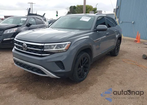 2020 Volkswagen Atlas Cross Sport 2.0T Se W/Technology/2.0T Se W/Technology R-Line из США, поврежденный, VIN 1V25C2CA2LC201879